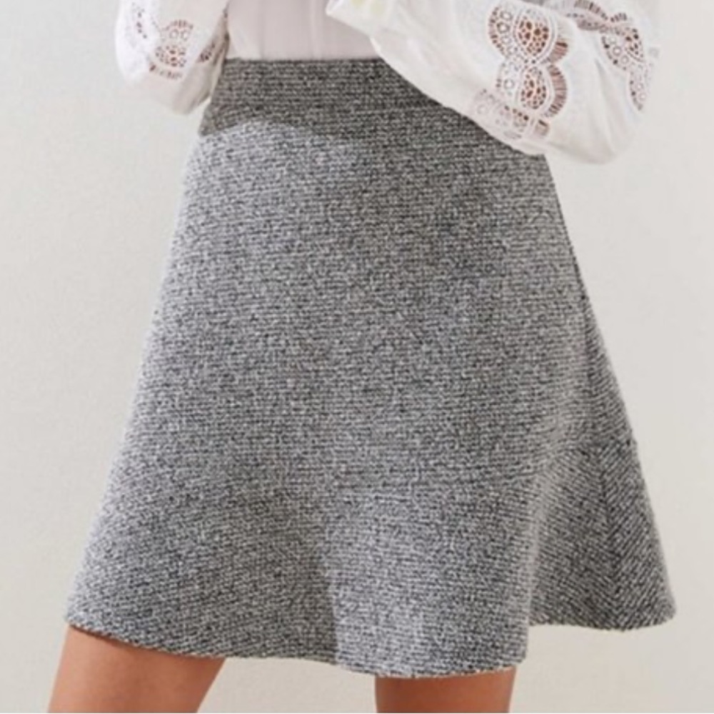 LOFT sweater high waisted skirt medium